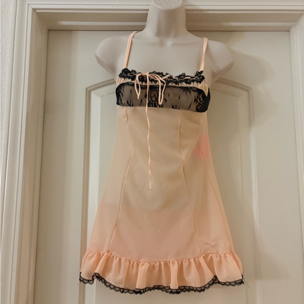 Sugar Thrillz Routinely Perfect Chiffon Babydoll Dress
